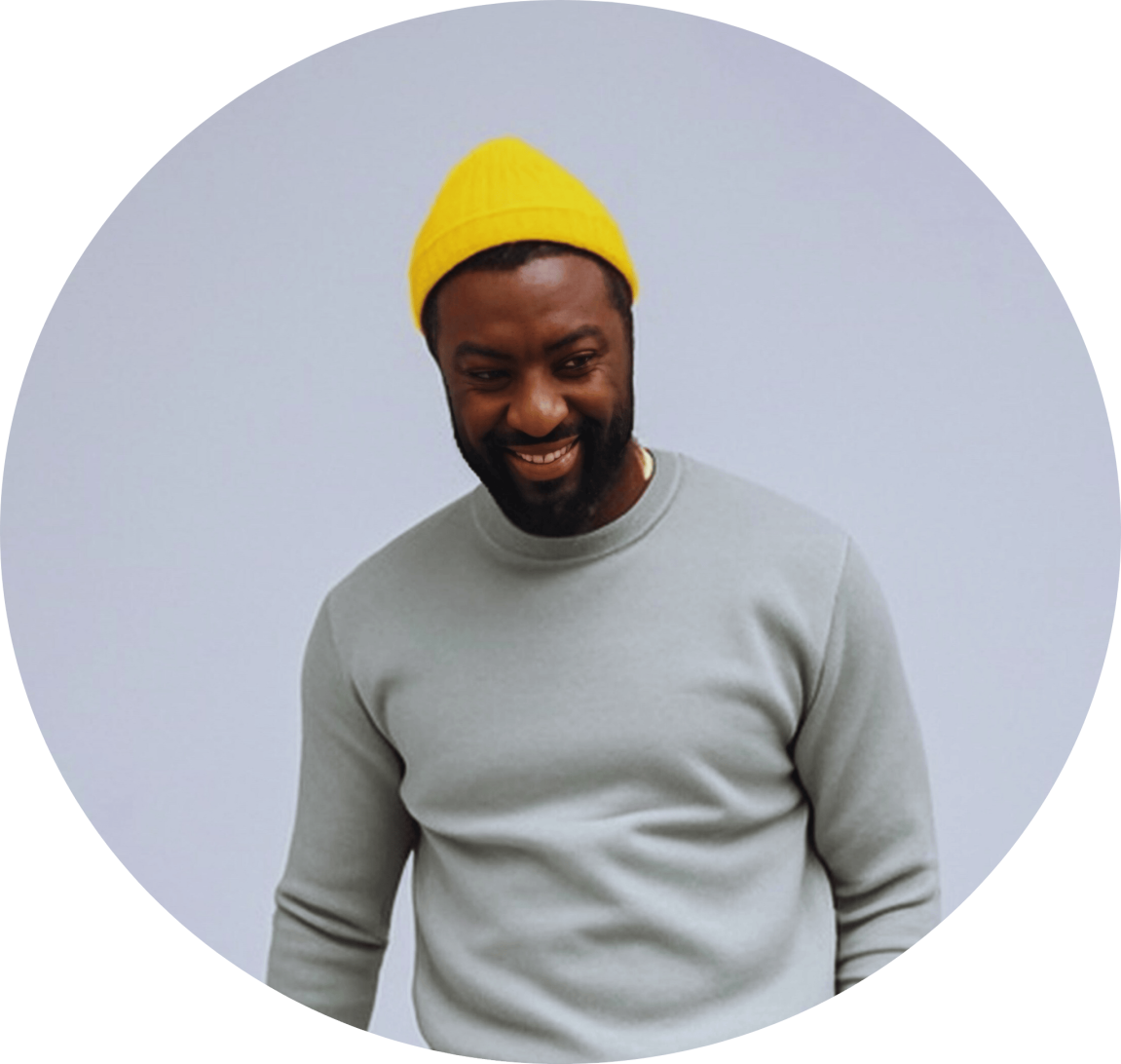 Square neutral avatar placeholder, centered, minimal, light gray background